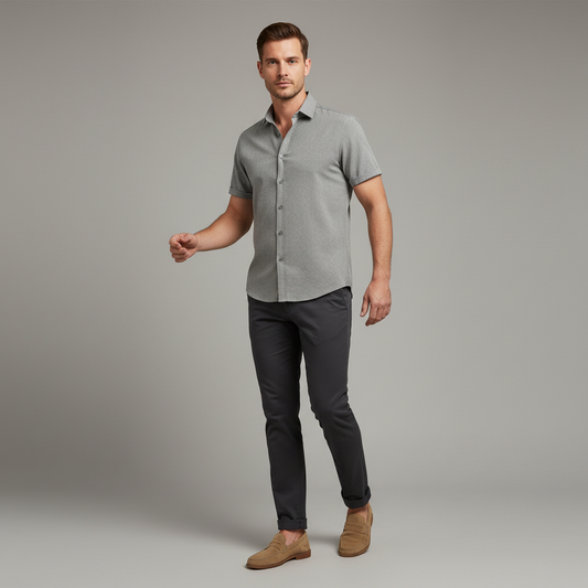 Men's Casual Summer Shirt | Short Sleeve Leisurewear