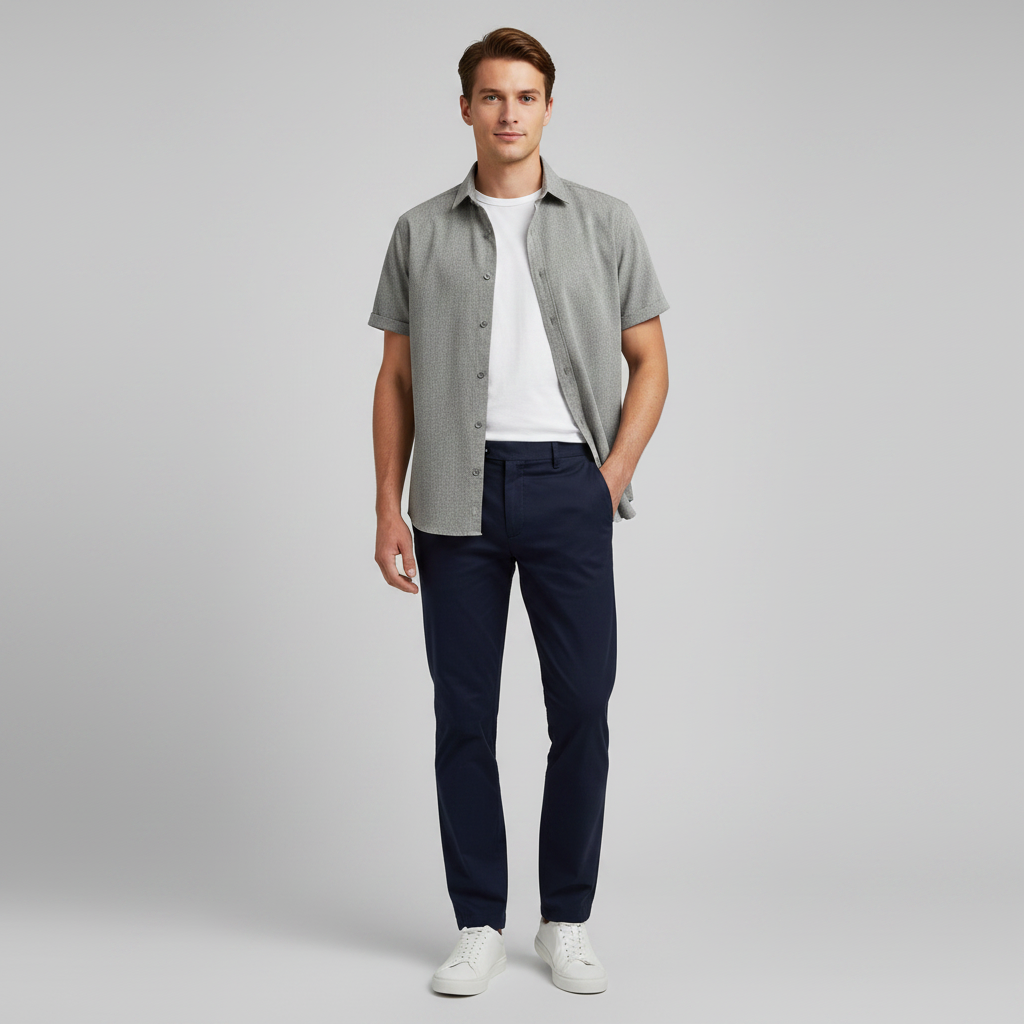 Men's Casual Summer Shirt | Short Sleeve Leisurewear