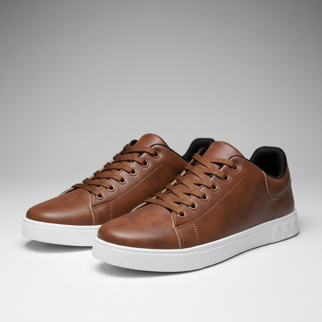 Men's Casual Lace-Up Sneakers | Low-Top Trainers