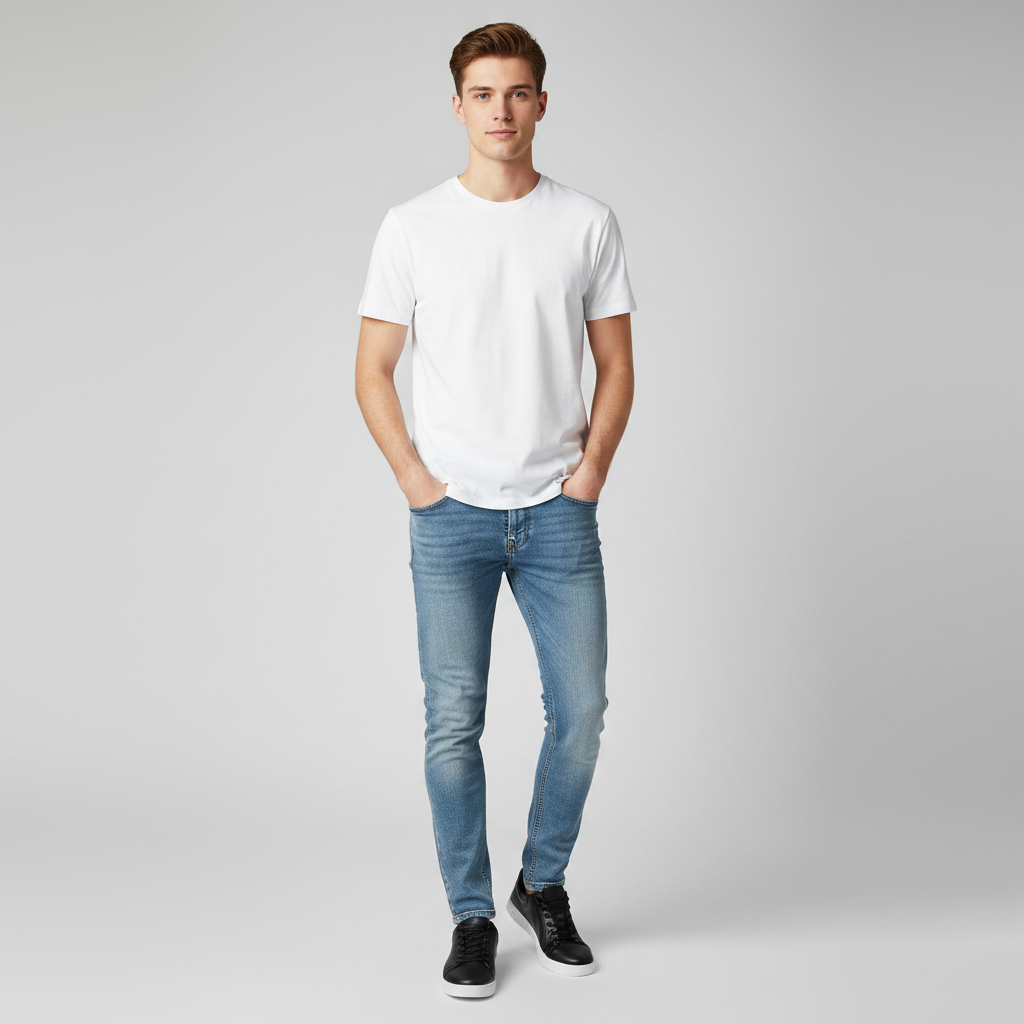Men's Casual Lace-Up Sneakers | Low-Top Trainers