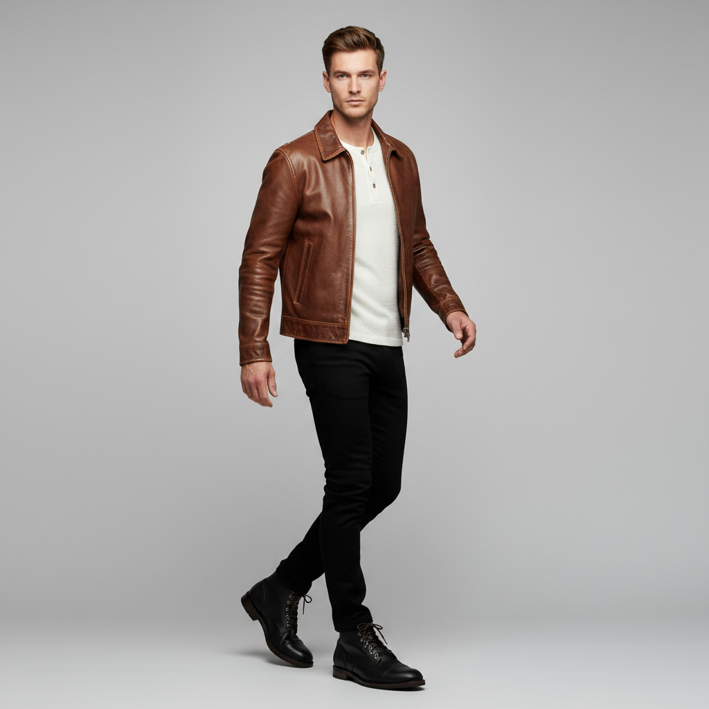 Men's Durable Lace-Up Ankle Work Boots | Classic Design